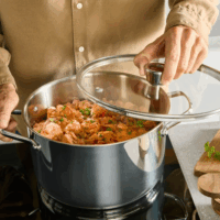 Tefal E3366355 Emotion+ Rozsdamentes Acél Fazék Üvef fedővel Ø 26cm 7,7L - Inox