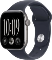 Apple Watch Series 12 Okosóra 42mm S/M Tengerészkék Sport szíjjal - Szürke