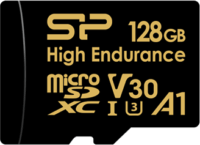 Silicon Power 128GB High Endurance Golden Series MicroSDXC CL10 UHS-I U3 V30 A1 Memóriakártya