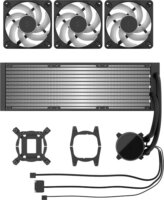 Fractal Design Radius 360mm RGB All In One Univerzális CPU Vízhűtés - Fekete