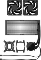 Fractal Design Radius 240mm All In One Univerzális CPU Vízhűtés - Fekete
