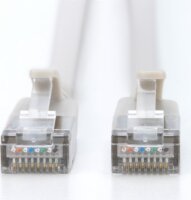 Digitus DK-1632-A-005S-10 F/FTP CAT6A RJ45 Patch kábel 0,5m - Szürke (10db/csomag)