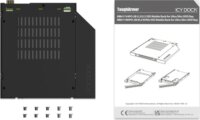Icy Dock MB411V4PO-2B ToughArmor 2.5" U.2/U.3 NVMe SSD Hot-Swap Beépítő Keret - Fekete