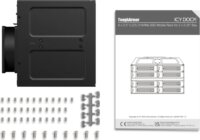Icy Dock MB508V5P-B ToughArmor 8x 2.5" U.2/U.3 NVMe SSD Hot-Swap Beépítő Keret 2x 5.25" - Fekete
