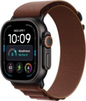 Apple Watch Ultra 4 Cellular Okosóra 49mm L Burgundi Alpine Loop Szíjjal - Fekete / Titán