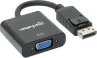 Manhattan 151962 DisplayPort apa - VGA anya Átalakító Adapter 0.15m - Fekete