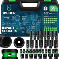 Wuber W33001 Ütvecsavarozó Dugókulcs készlet ( 35db / csomag)