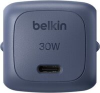 Belkin WCA008kq2MGR-B6 GaN USB-C Hálózati Gyorstöltő Adapter 30W + USB-C Kábel 2m - Kék
