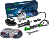 Wuber W27477 Elektromos Sarokcsiszoló Flex Ø125mm 850W + 10db vágókorong