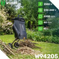 Wuber W94205 Elektromso Ágaprító Gép 2500W