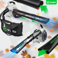 Wuber W43434 Benzines Lombfúvó/Szívó Aprító funkcióval 1LE