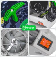 Wuber W43434 Benzines Lombfúvó/Szívó Aprító funkcióval 1LE