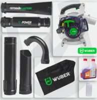 Wuber W43434 Benzines Lombfúvó/Szívó Aprító funkcióval 1LE