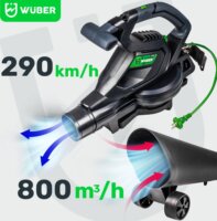 Wuber W43422 Elektromos Lombfúvó/Szívó Aprító funkcióval 3000W