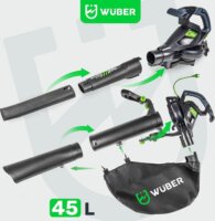 Wuber W43422 Elektromos Lombfúvó/Szívó Aprító funkcióval 3000W
