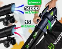 Wuber W43420 Elektromos Lombfúvó/Szívó Aprító funkcióval 3000W