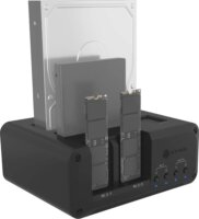 ICY BOX IB-2925MS-CU31 SSD/HDD Dokkoló állomás (USB-C 3.1 - M.2 NVMe/SATA)