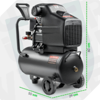 Wuber W54001 Elektromos olajkenésű dugattyús Műhely Kompresszor 1100W