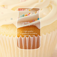 Yankee Candle Vanília Cupcake Illatgyertya 184g - Krém
