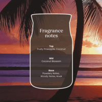 Yankee Candle Black Coconut Illatgyertya 411g - Fekete