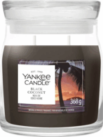 Yankee Candle Black Coconut Illatgyertya 411g - Fekete