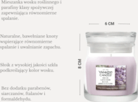 Yankee Candle Szárított Levendula És Tölgy Illatgyertya 110g - Lila