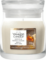 Yankee Candle Borostyán És Szantálfa Illatgyertya 110g - Bézs
