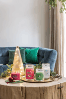 Yankee Candle Csillogó Karácsonyfa Illatgyertya 368g - Zöld