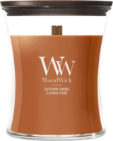 WoodWick Saffron Smoke - Sáfrányfüst Illatgyertya 610g - Narancssárga