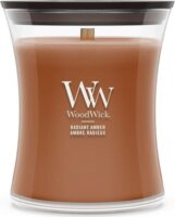 WoodWick Radiant Amber - Ragyogó Borostyán Illatgyertya 610g - Barna