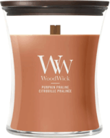 WoodWick Pumpkin Praline - Tökös Praliné Illatgyertya 275g - Narancssárga