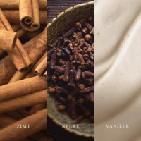 WoodWick Cinnamon Chai - Fahéj Chai Illatgyertya 85g - Piros