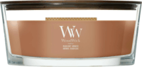 WoodWick Radiant Amber - Ragyogó Borostyán Illatgyertya 610g - Barna