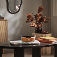 WoodWick Pumpkin Praline - Tökös Praliné Illatgyertya 453g - Barna