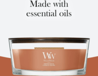 WoodWick Pumpkin Praline - Tökös Praliné Illatgyertya 453g - Barna