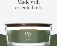 WoodWick Fraser Fir - Fraser Fenyő Illatgyertya 453g - Zöld