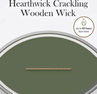 WoodWick Fraser Fir - Fraser Fenyő Illatgyertya 453g - Zöld