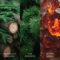 WoodWick Fraser Fir - Fraser Fenyő Illatgyertya 453g - Zöld