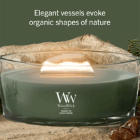 WoodWick Fraser Fir - Fraser Fenyő Illatgyertya 453g - Zöld