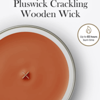 WoodWick Saffron Smoke - Sáfrányfüst Illatgyertya 609g - Barna