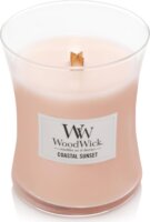 WoodWick Coastal Sunset - Tengerparti Naplemente Illatgyertya 275g - Rózsaszín