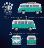 Ravensburger Volkswagen T1 185 Darabos 3D Puzzle