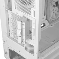 Asus PRIME AP304 TG ARGB Midi Torony Számítógépház + 4db 120mm ventilátor - Fehér
