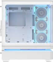 Asus PRIME AP304 TG ARGB Midi Torony Számítógépház + 4db 120mm ventilátor - Fehér