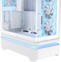 Asus PRIME AP304 TG ARGB Midi Torony Számítógépház + 4db 120mm ventilátor - Fehér