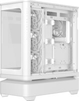 Asus PRIME AP304 TG ARGB Midi Torony Számítógépház + 4db 120mm ventilátor - Fehér