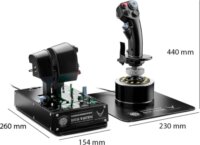 Thrustmaster HOTAS Warthog MKII Repülőszimulátoros Joystick és Gázkar - Fekete (PC)