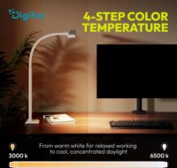 Digitus DA-90491 LED Asztali Lámpa 7W 50cm - Fehér