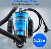 Medion MD 11905 Life P2000 Portartályos ciklon porszívó 700W - Fekete / Kék