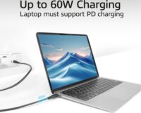 ACT AC7445 USB-C Apa - USB-C Apa 3.0 Adat és töltőkábel 60W 5m - Fekete